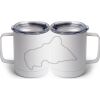 10 oz. White Stainless Steel Coffee Mug Thumbnail