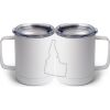 10 oz. White Stainless Steel Coffee Mug Thumbnail