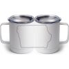 10 oz. White Stainless Steel Coffee Mug Thumbnail