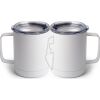 10 oz. White Stainless Steel Coffee Mug Thumbnail