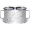 10 oz. White Stainless Steel Coffee Mug Thumbnail