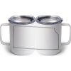 10 oz. White Stainless Steel Coffee Mug Thumbnail