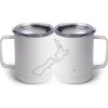 10 oz. White Stainless Steel Coffee Mug Thumbnail