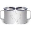 10 oz. White Stainless Steel Coffee Mug Thumbnail