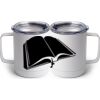 10 oz. White Stainless Steel Coffee Mug Thumbnail