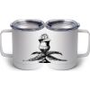 10 oz. White Stainless Steel Coffee Mug Thumbnail