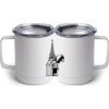 10 oz. White Stainless Steel Coffee Mug Thumbnail