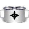 10 oz. White Stainless Steel Coffee Mug Thumbnail