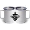 10 oz. White Stainless Steel Coffee Mug Thumbnail