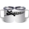 10 oz. White Stainless Steel Coffee Mug Thumbnail