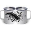 10 oz. White Stainless Steel Coffee Mug Thumbnail