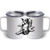 10 oz. White Stainless Steel Coffee Mug Thumbnail