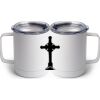 10 oz. White Stainless Steel Coffee Mug Thumbnail