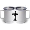 10 oz. White Stainless Steel Coffee Mug Thumbnail