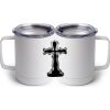 10 oz. White Stainless Steel Coffee Mug Thumbnail