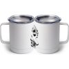 10 oz. White Stainless Steel Coffee Mug Thumbnail