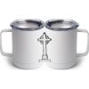 10 oz. White Stainless Steel Coffee Mug Thumbnail