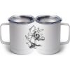 10 oz. White Stainless Steel Coffee Mug Thumbnail