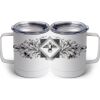 10 oz. White Stainless Steel Coffee Mug Thumbnail