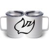 10 oz. White Stainless Steel Coffee Mug Thumbnail
