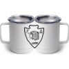 10 oz. White Stainless Steel Coffee Mug Thumbnail