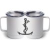 10 oz. White Stainless Steel Coffee Mug Thumbnail