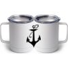 10 oz. White Stainless Steel Coffee Mug Thumbnail