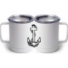 10 oz. White Stainless Steel Coffee Mug Thumbnail