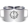 10 oz. White Stainless Steel Coffee Mug Thumbnail