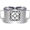 10 oz. White Stainless Steel Coffee Mug Thumbnail