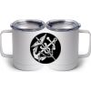 10 oz. White Stainless Steel Coffee Mug Thumbnail