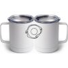 10 oz. White Stainless Steel Coffee Mug Thumbnail