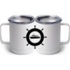 10 oz. White Stainless Steel Coffee Mug Thumbnail