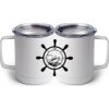 10 oz. White Stainless Steel Coffee Mug Thumbnail