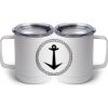 10 oz. White Stainless Steel Coffee Mug Thumbnail