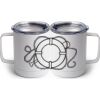 10 oz. White Stainless Steel Coffee Mug Thumbnail