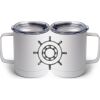 10 oz. White Stainless Steel Coffee Mug Thumbnail