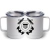 10 oz. White Stainless Steel Coffee Mug Thumbnail