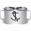 10 oz. White Stainless Steel Coffee Mug Thumbnail