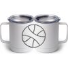 10 oz. White Stainless Steel Coffee Mug Thumbnail