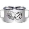 10 oz. White Stainless Steel Coffee Mug Thumbnail