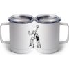 10 oz. White Stainless Steel Coffee Mug Thumbnail