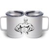 10 oz. White Stainless Steel Coffee Mug Thumbnail