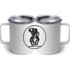 10 oz. White Stainless Steel Coffee Mug Thumbnail