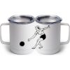 10 oz. White Stainless Steel Coffee Mug Thumbnail