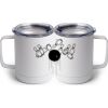 10 oz. White Stainless Steel Coffee Mug Thumbnail