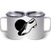 10 oz. White Stainless Steel Coffee Mug Thumbnail