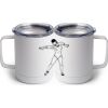 10 oz. White Stainless Steel Coffee Mug Thumbnail