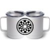 10 oz. White Stainless Steel Coffee Mug Thumbnail