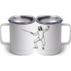 10 oz. White Stainless Steel Coffee Mug Thumbnail